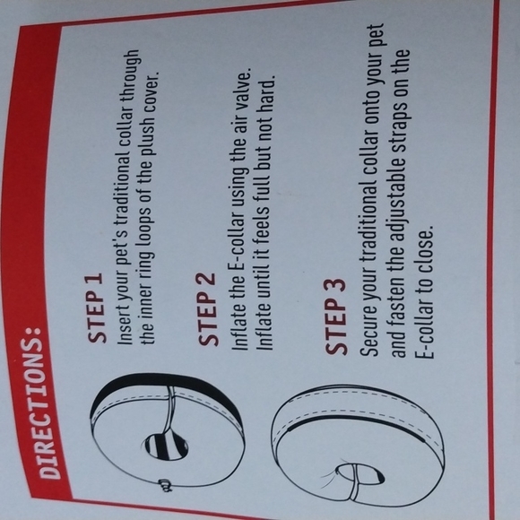 Dog Mx inflatable E-Collar x- large - Picture 4 of 5